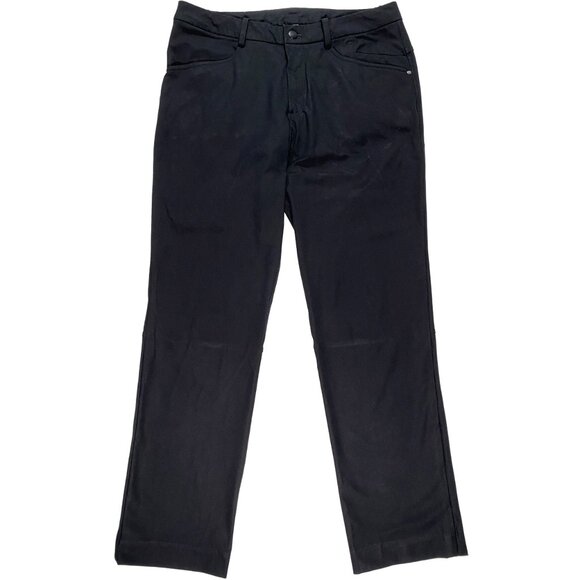 Lululemon Slim Fit Commission Pants Black men's size 32x30 - Picture 1 of 9